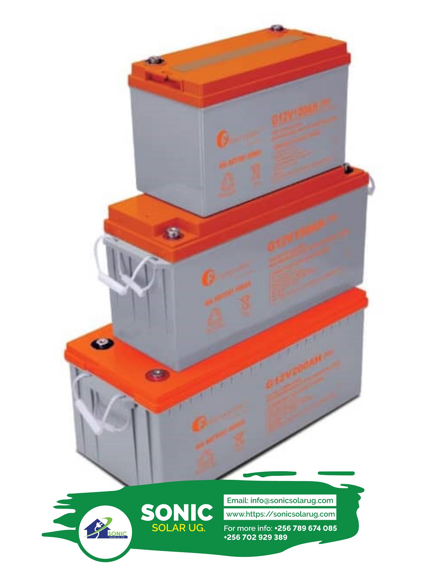 7ah, 12ah, 17ah, 24ah, 36ah, 50ah, 70ah, 100ah, 150ah, 200ah, 260ah12v LED ACID GEL Solar batteries