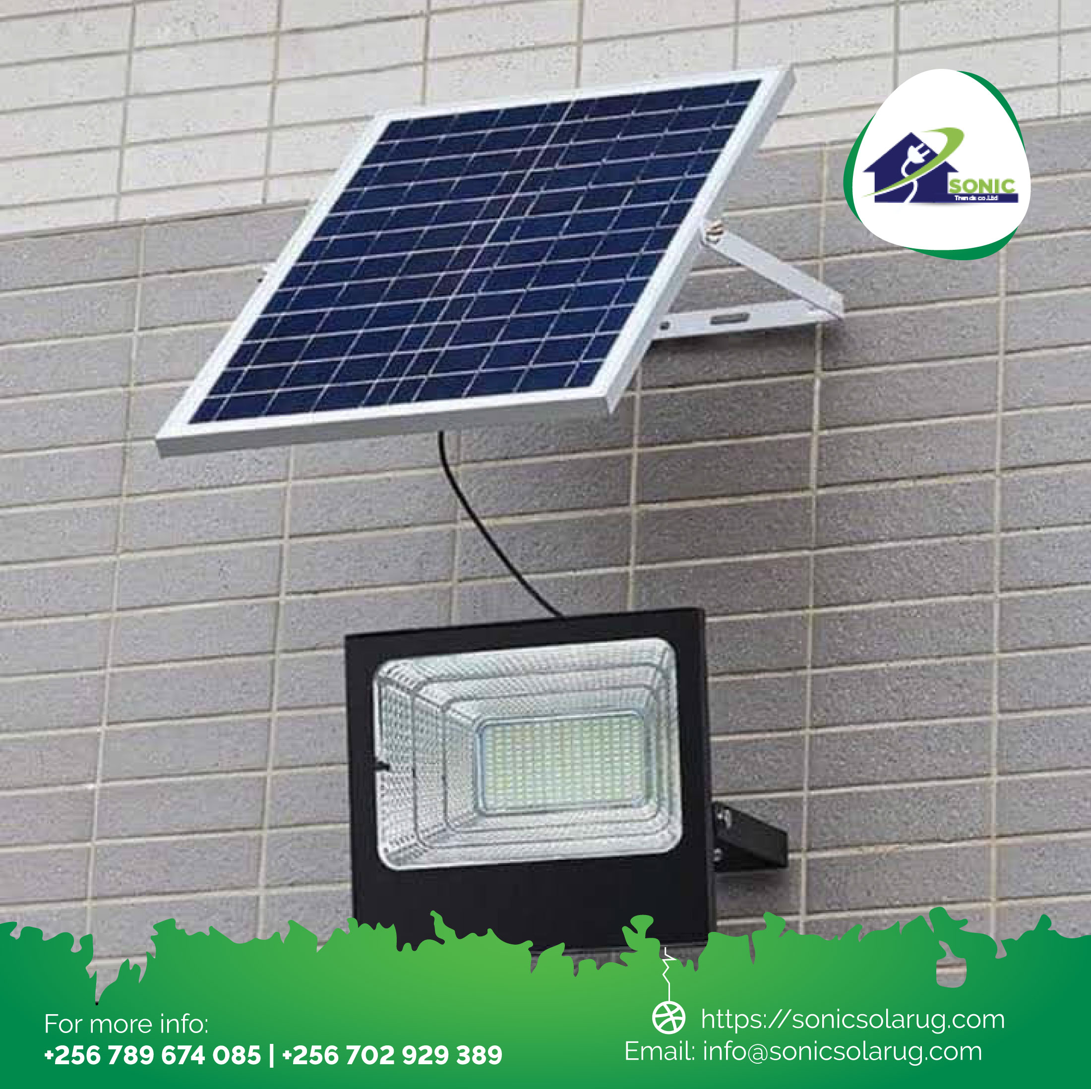 Solar flood lights