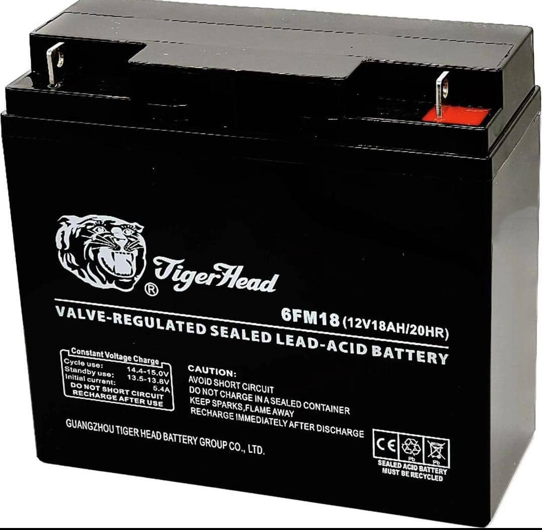 12v 18ah tiger head